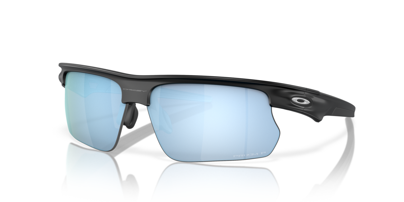 Oakley BISPHAERA сонячні окуляри з оправою Matte Black та лінзами Prizm Deep Water Polarized, 68