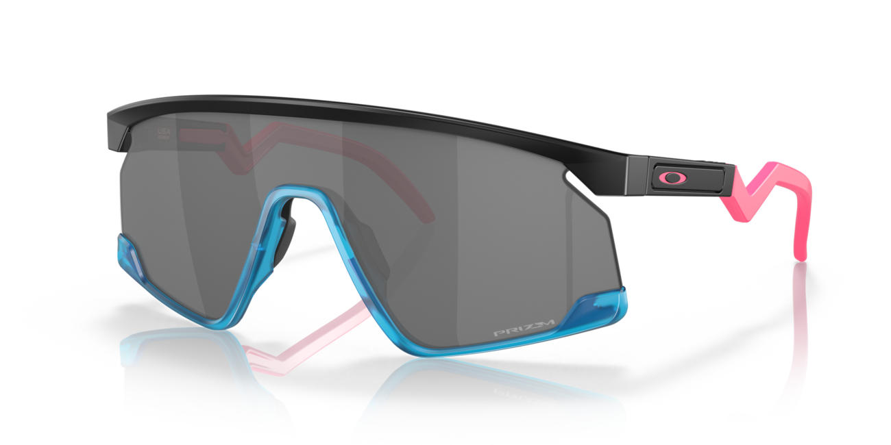 Oakley BXTR сонячні окуляри з оправою matte black та лінзами Prizm, 39