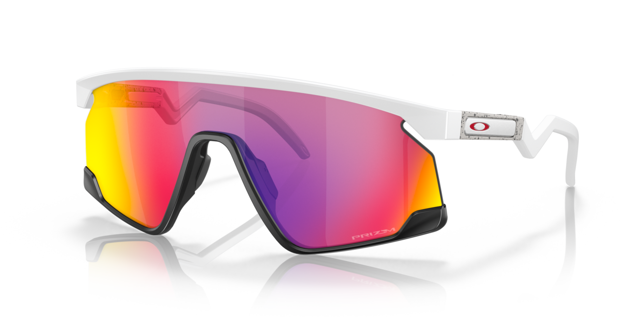 Oakley BXTR сонячні окуляри з оправою matte white та скельцами Prizm Road, 39