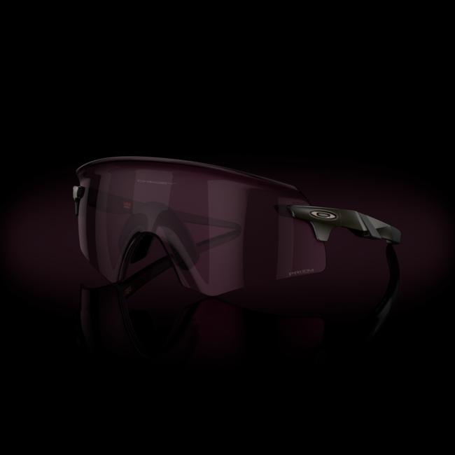 Oakley ENCODER сонячні окуляри з оправою matte olive та лінзами Prizm Road Black