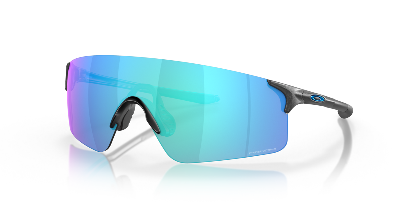 Oakley EVZERO BLADES сонячні окуляри з оправою Steel та зі скельцами Prizm Sapphire