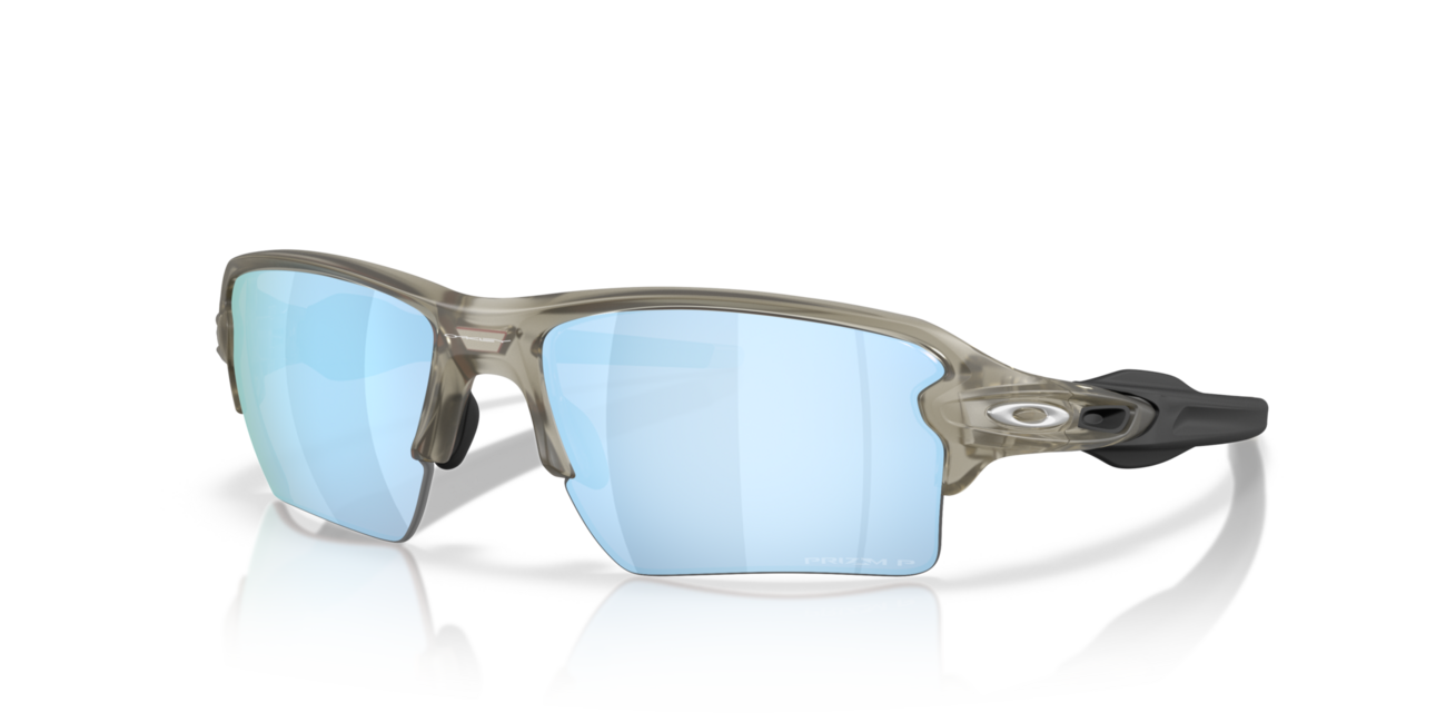 Oakley FLAK 2.0 XL сонячні окуляри з оправою Matte Grey Ink і лінзами Prizm Deep Water Polar, 59, метал