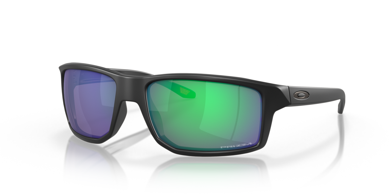 Oakley GIBSTON сонячні окуляри з оправою matte black та з лінзами Prizm Jade, 61