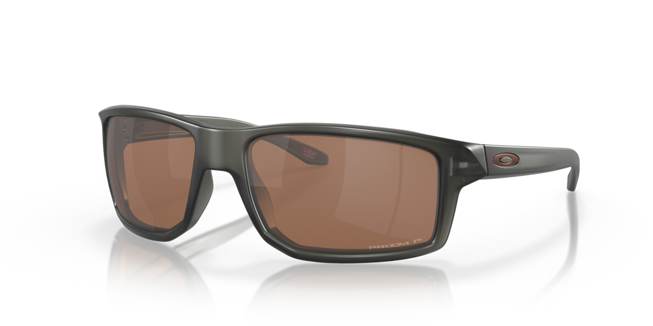 Oakley GIBSTON сонячні окуляри з оправою Matte Grey Smoke і лінзами Prizm Tungsten Polarized, 61
