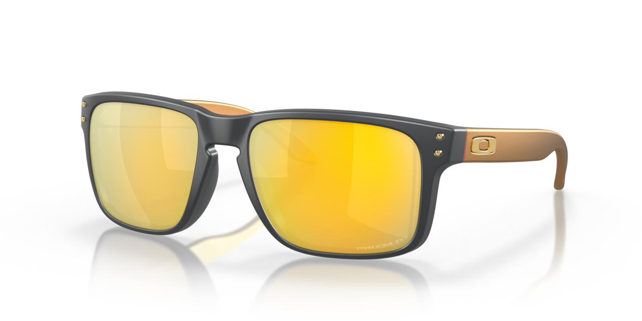 Oakley HOLBROOK сонячні окуляри з оправою matte carbon та лінзами prizm 24k polarized, 57