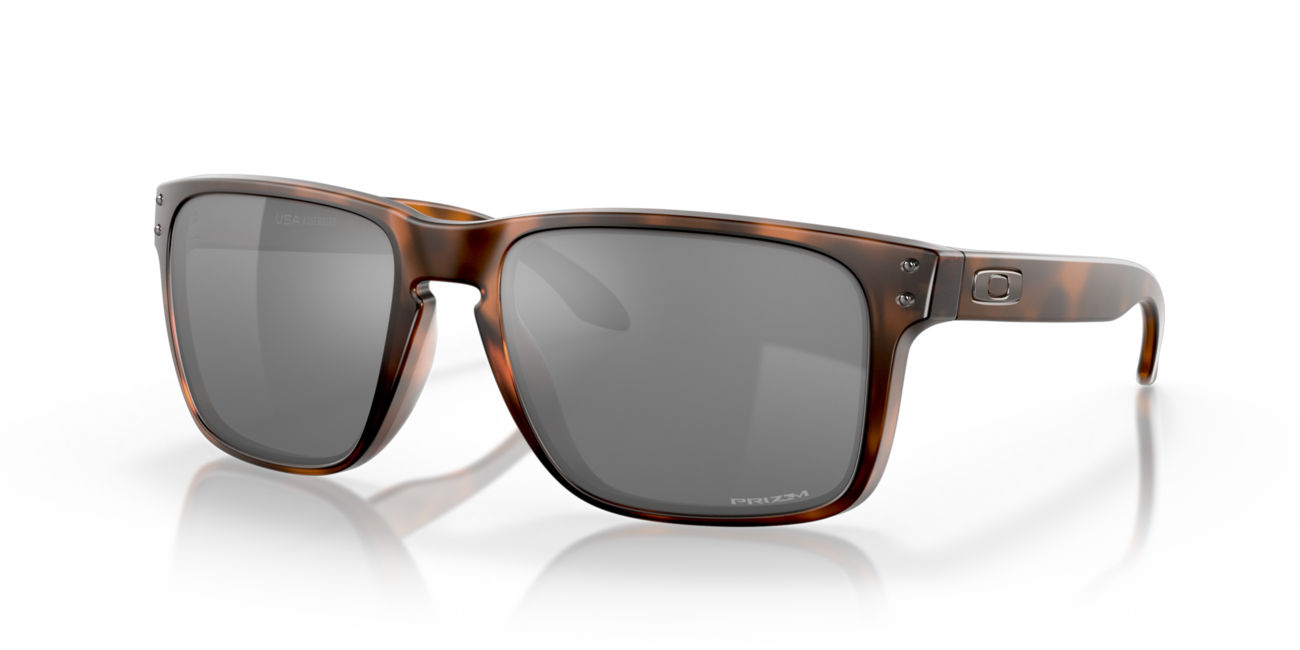 Oakley HOLBROOK XL сонячні окуляри з оправою Matte Brown Tortoise та лінзами Prizm Black, 59