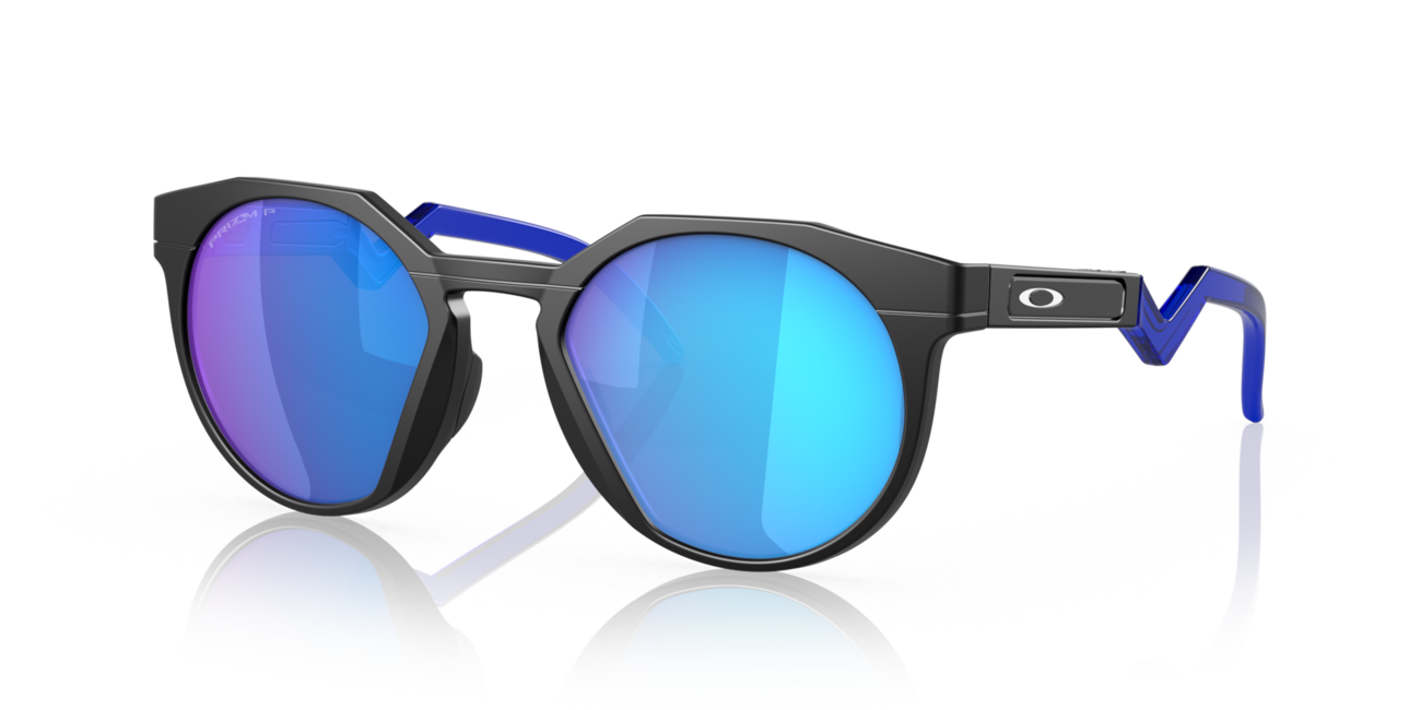 Oakley HSTN сонячні окуляри з оправою Matte Black і лінзами Prizm Sapphire Polar, 52