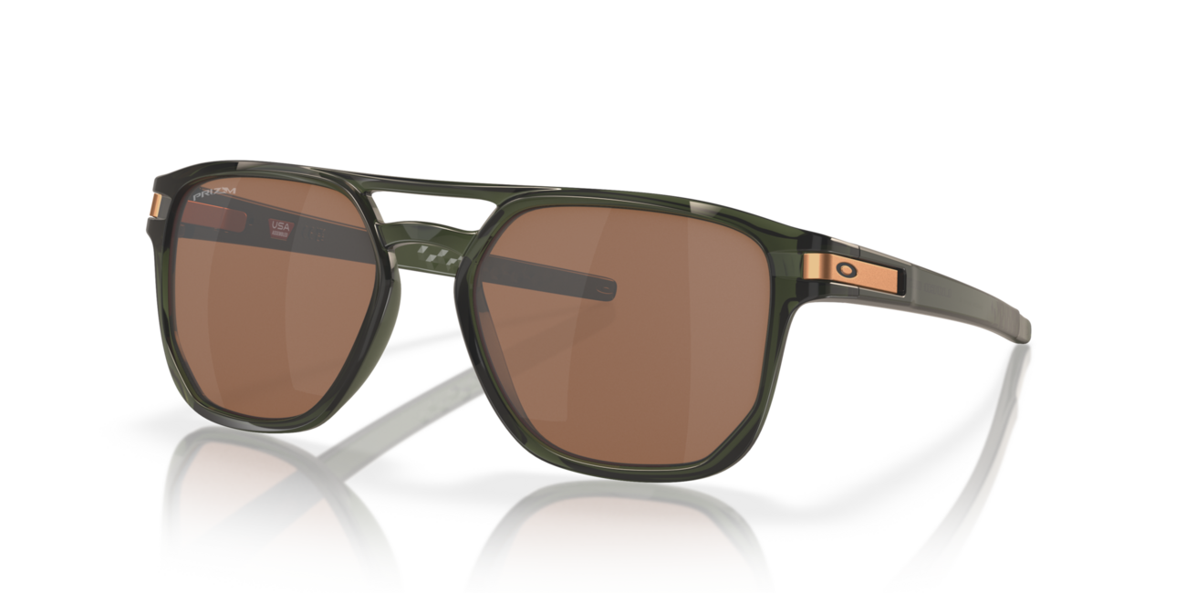 Oakley LATCH BETA сонячні окуляри з оправою Olive Ink та лінзами Prizm Tungsten 54