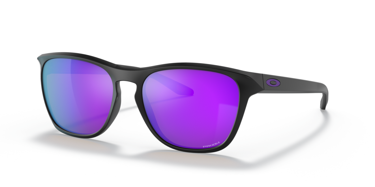 Oakley MANORBURN сонцезахисні окуляри в оправі зі скельцями, матовий чорний, Prizm Фіолетовий 56