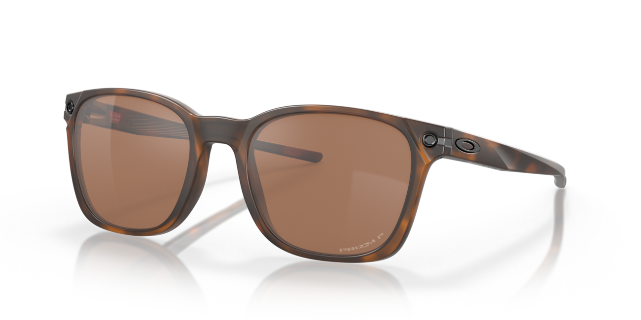 Oakley OJECTOR сонячні окуляри з оправою матовий коричневий черепаховий та зі скельцами Prizm Tungsten Polarized, 55
