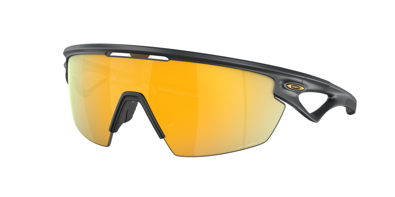 Oakley SPHAERA сонцезахисні окуляри з оправою Matte Carbon і лінзами Prizm 24K Polarized 36