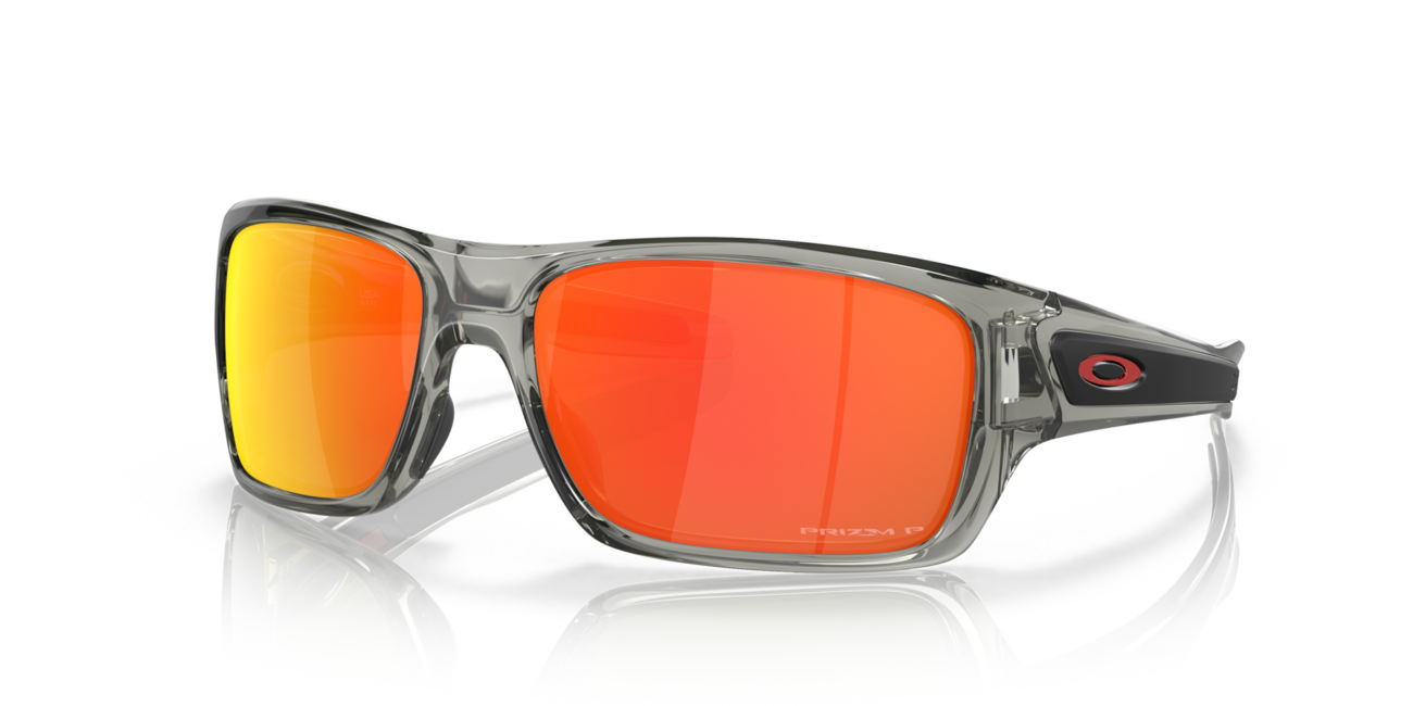 Oakley TURBINE сонячні окуляри з оправою Grey Ink та лінзами Prizm Ruby Polarized, 65