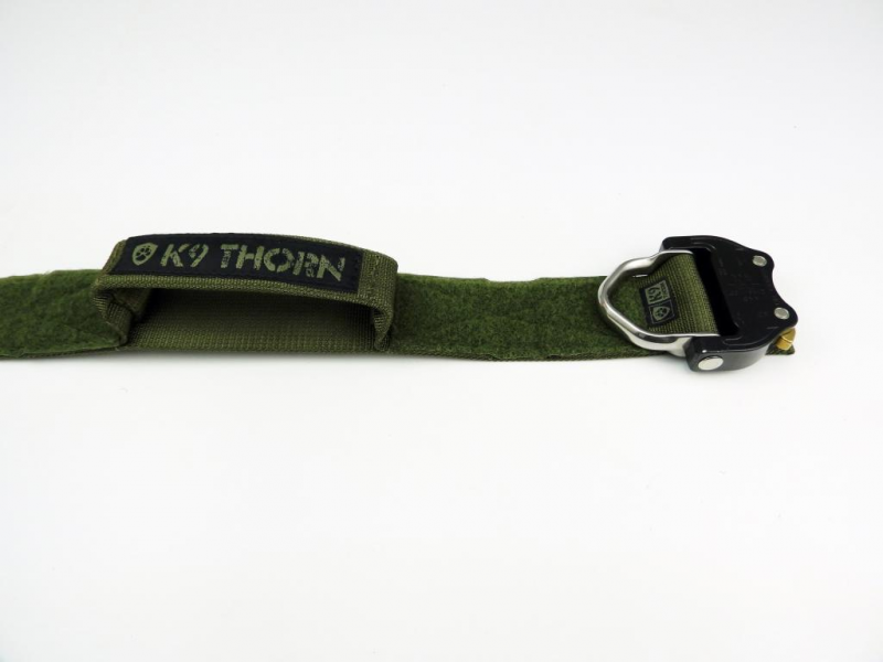 K9 Thorn Cobra-Echo ошийник з ручкою 38 мм, оливковий