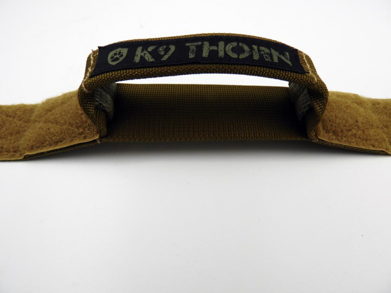 K9 Thorn Cobra-Echo нашийник з рукояткою 38mm, темно-койотовий
