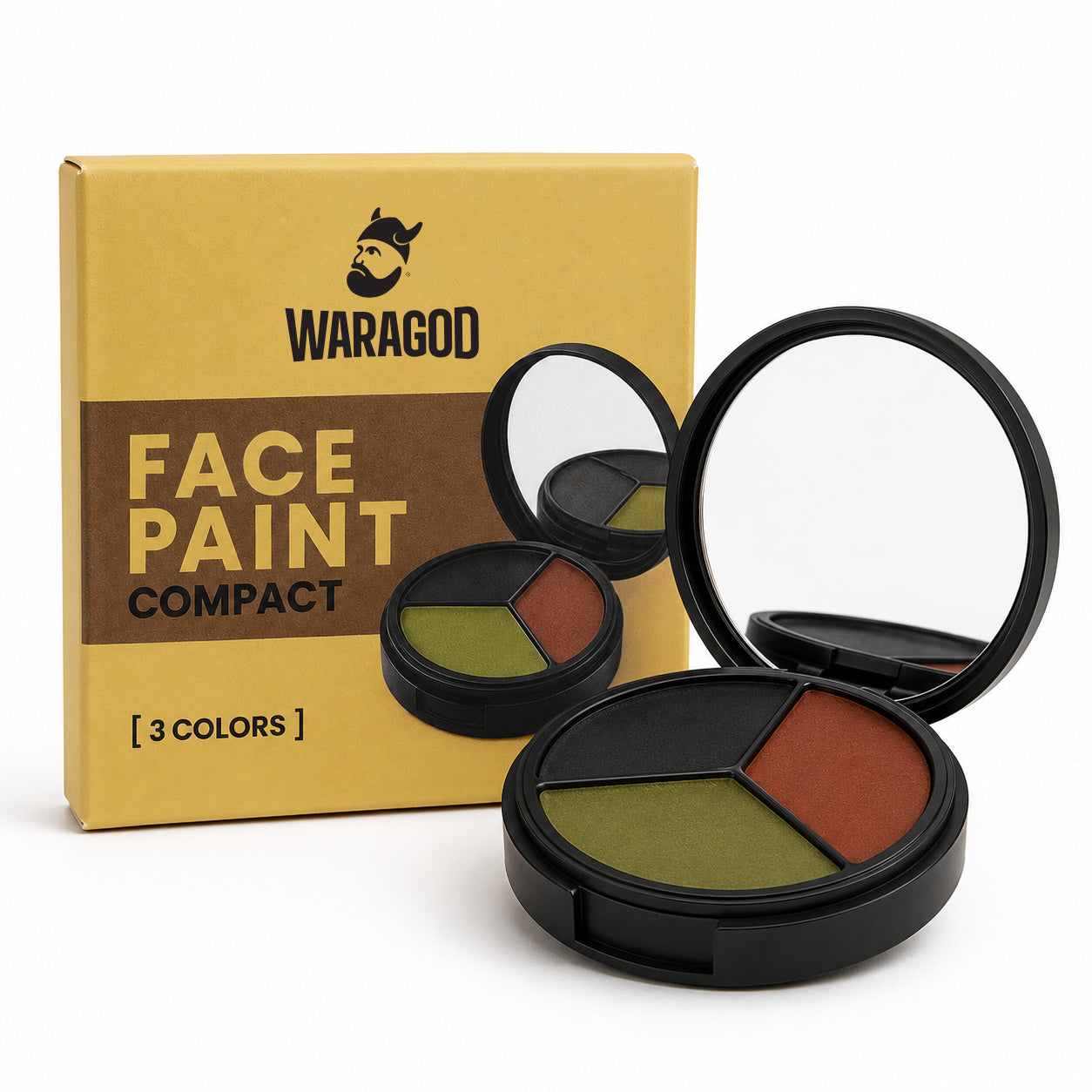 WARAGOD кругла маскувальна фарба для обличчя, 3 кольори