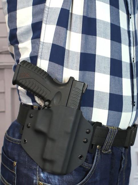 Falco поясна сумка pancake чохол для Glock 17, чорний, правий