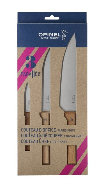 OPINEL Classic Trio Paralléle набір кухонних ножів, 3 шт.