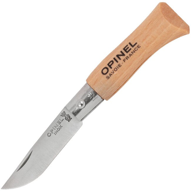 Opinel N°02 складаний ніж Inox Beech, коричневий