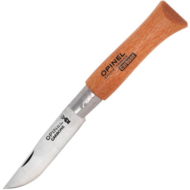 Opinel N°04 складаний ніж Carbon Beech, коричневий