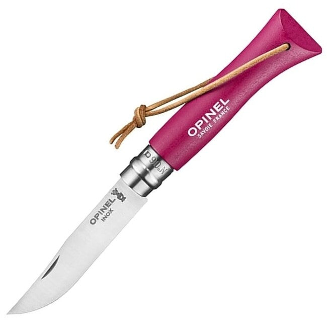Opinel VRI N°06 Inox Trekking складаний ніж, малинова
