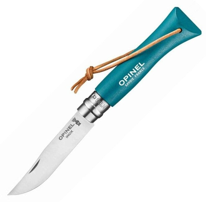Opinel VRI N°06 Inox Trekking складаний ніж, бірюзовий