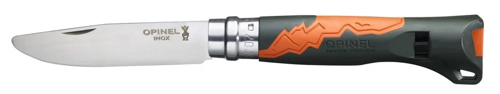 Opinel VRI N°07 Outdoor Junior складаний ніж, чорний/помаранчевий
