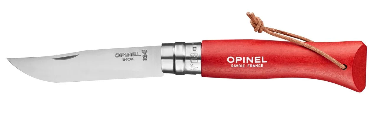 Opinel VRI N°08 Inox Trekking складний ніж, червоний
