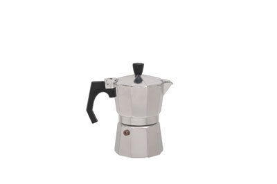 Origin Outdoors Espresso гейзерна кавоварка на 3 чашки, нержавіюча
