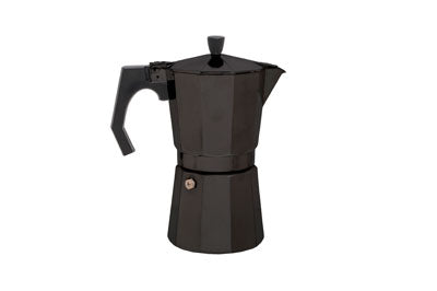 Origin Outdoors Espresso гейзерна кавоварка на 6 чашок, чорна