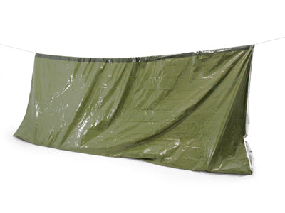 Origin Outdoors намет на виживання 3 в 1, 240x107x92 см, зелений