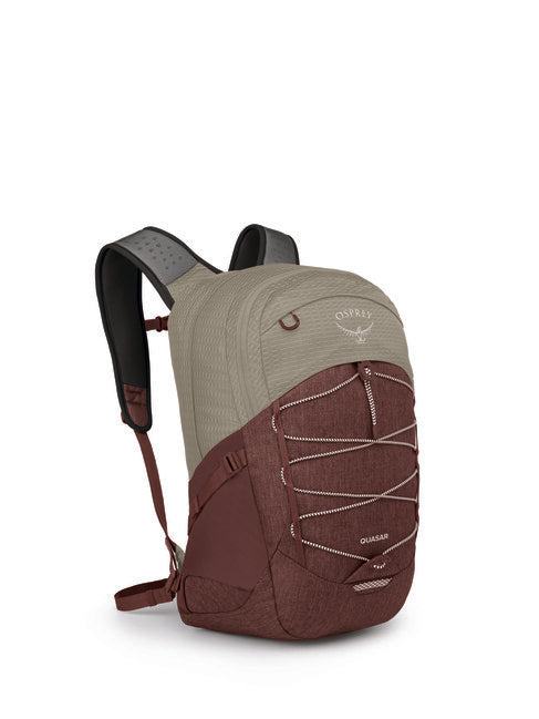 OSPREY Quasar 28 міський рюкзак, sawdust загарний/raisin червоний