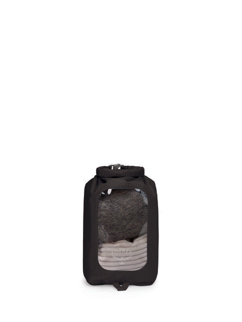 OSPREY DRY SACK 6 непромокаємий мішок з вікном, чорний