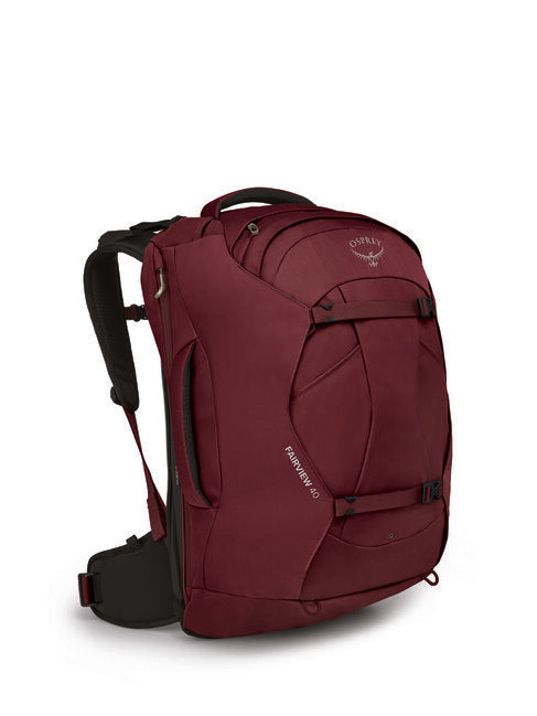 OSPREY FAIRVIEW 40 дорожний рюкзак, циркониєвий червоний