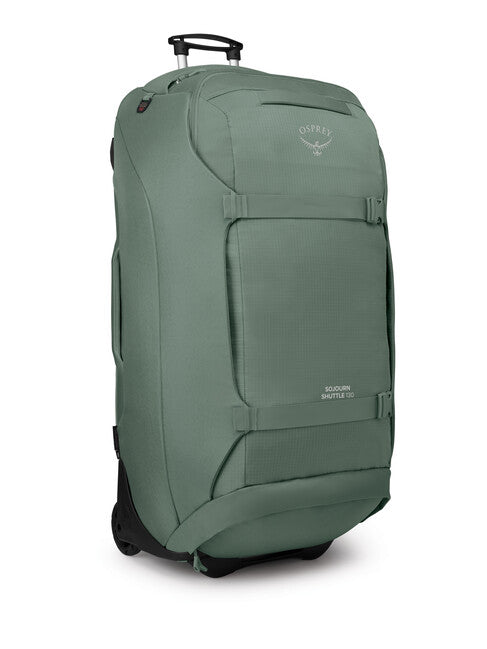 OSPREY SHUTTLE 130 дорожна сумка на колесах, косерет зелений