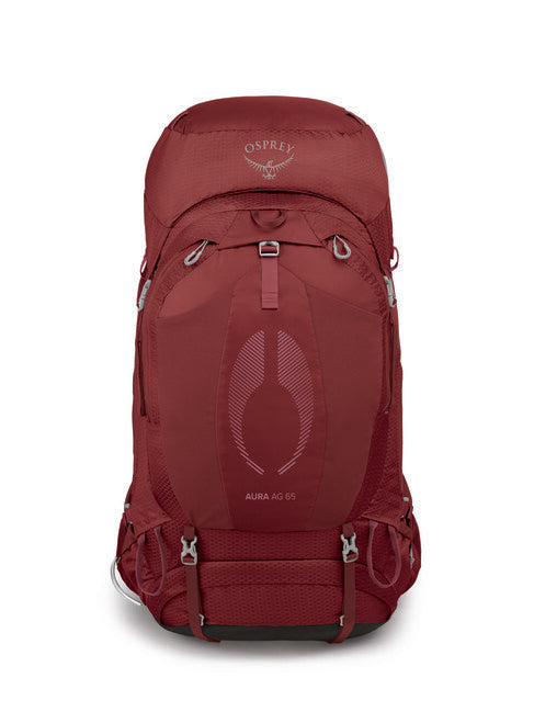 OSPREY Aura AG 65 туристичний рюкзак, berry sorbet червоний