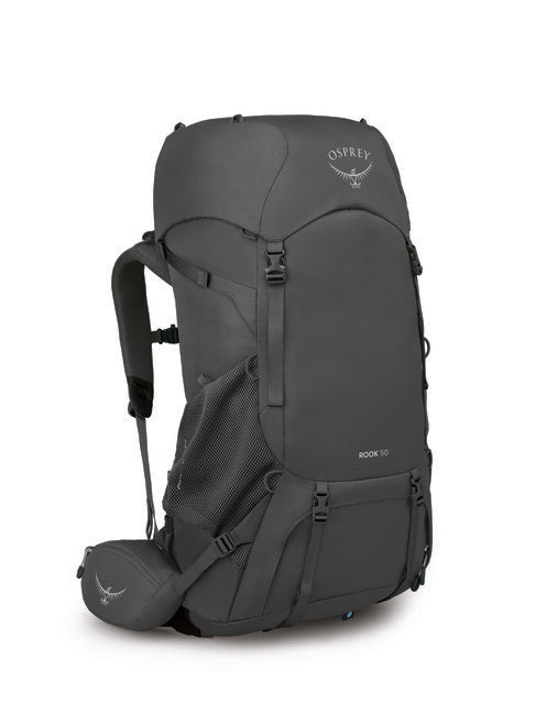 OSPREY ROOK 50 туристичний рюкзак, темно-сірий/срібний підклад