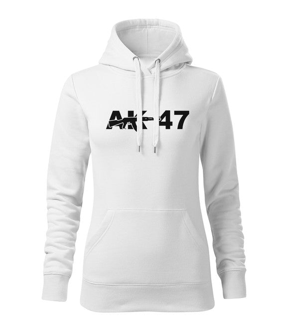 DRAGOWA AK-47 толстовка з капюшоном жіноча, жовта 320g/m2