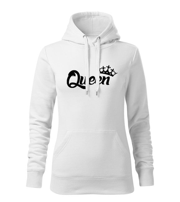 DRAGOWA queen толстовка з капюшоном жіноча, жовта 320g/m2