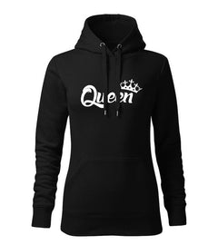 DRAGOWA жіноче худі queen 320 g/m², чорне