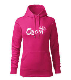 DRAGOWA жіноче худі queen 320 g/m², рожеве