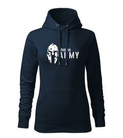 DRAGOWA жіноче худі Spartan army 320 g/m², темно-синє