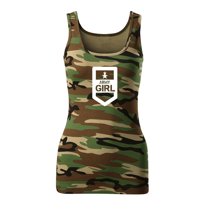 DRAGOWA army girl жіноча майка, маскувальна 180g/m2