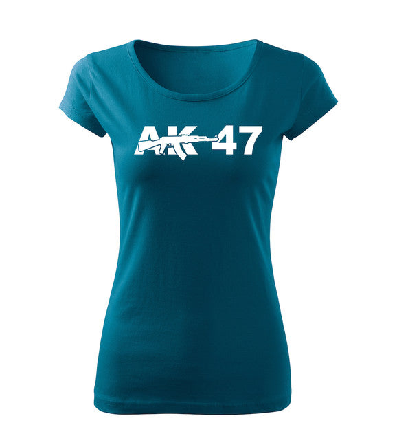 DRAGOWA AK-47 футболка жіноча, жовта 150g/m2