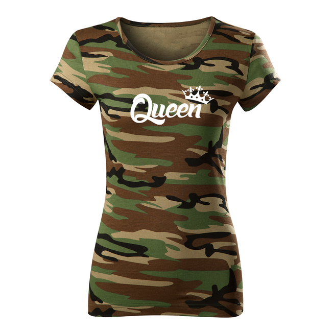 DRAGOWA queen футболка жіноча, маскувальна 150g/m2