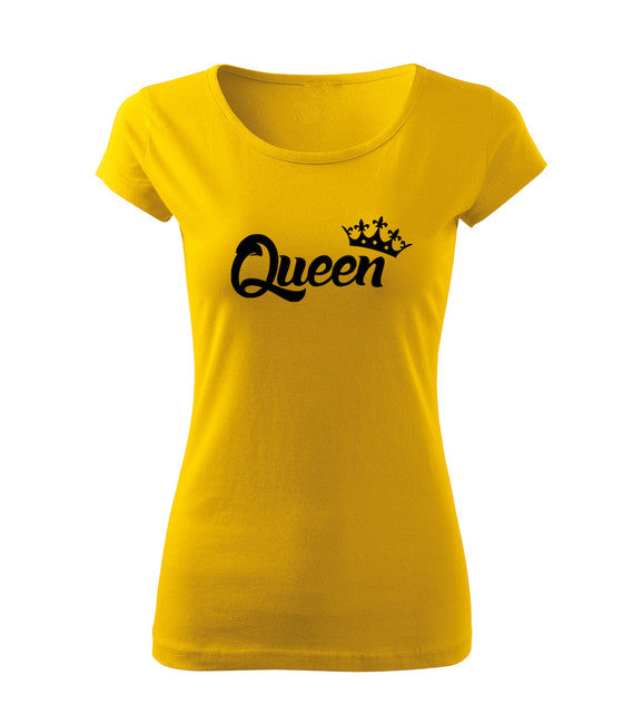 DRAGOWA queen футболка жіноча, жовта 150g/m2