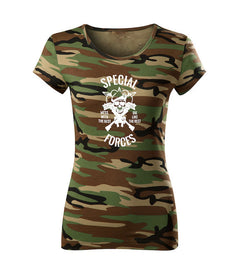 DRAGOWA жіноча футболка special forces 150 g/m², камуфляжна