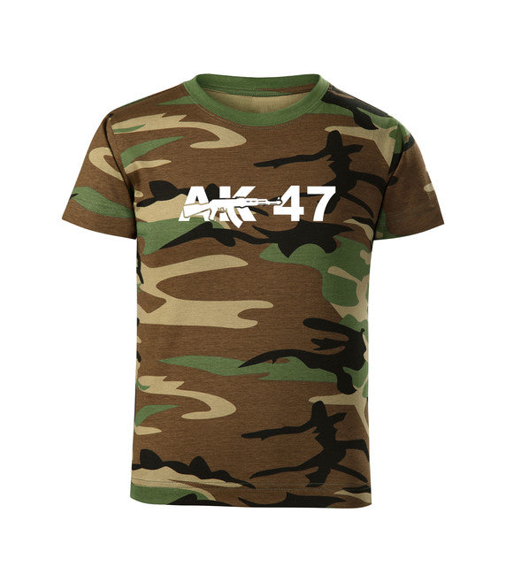 DRAGOWA AK-47 коротка футболка дитяча, маскувальна