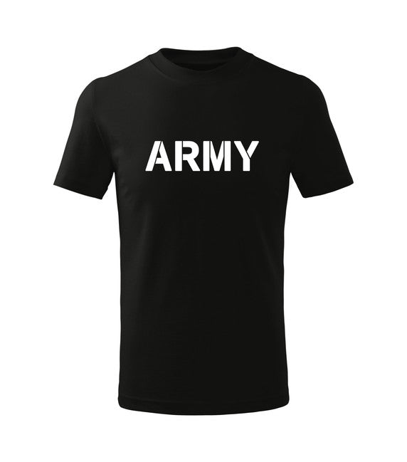 DRAGOWA army коротка футболка дитяча, чорна