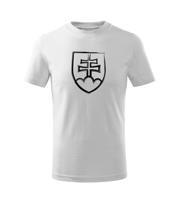 DRAGOWA словацький знак футболка дитяча, рожева