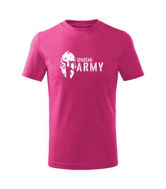 DRAGOWA дитяча футболка з коротким рукавом Spartan army, рожева